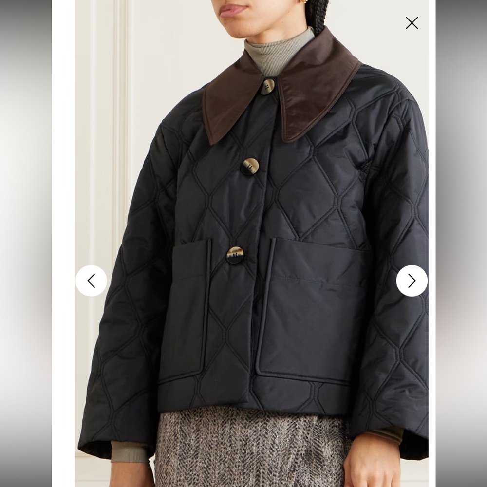 GANNI
Two-tone quilted ripstop jacket - Picture 3 of 6
